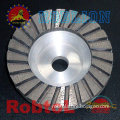 STCT Turbo Rim Diamond Grinding Cup Wheel for Granite with Aluminium Body (tools parts)-sunny